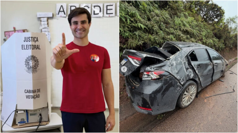 ‘Graças a Deus, nenhum arranhão’: Pedro Rousseff publica vídeo após acidente na BR-381